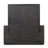 Goldsberg Black/Gold 5 Pc Queen Bedroom Set from Furniture of America - Luna Furniture