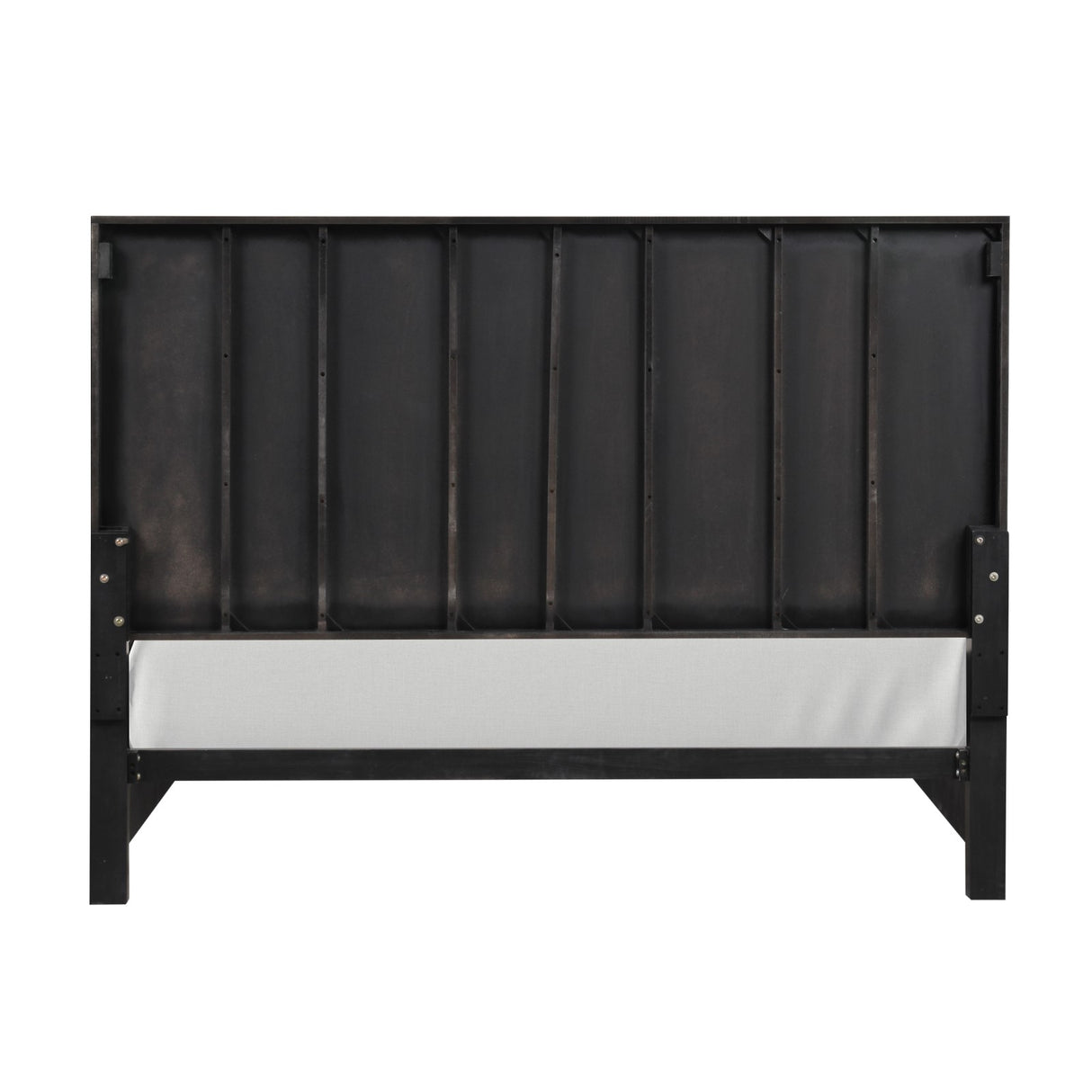 Goldsberg Black/Gold King Panel Bed from Furniture of America - Luna Furniture