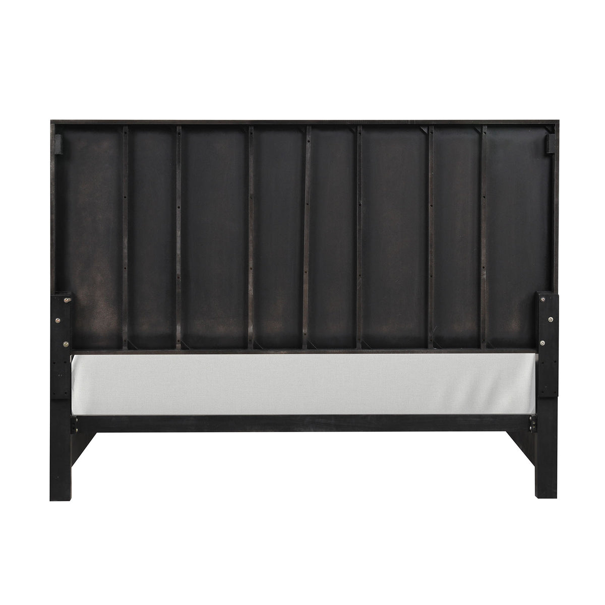 Goldsberg Black/Gold 5 Pc Queen Bedroom Set from Furniture of America - Luna Furniture