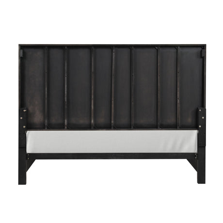 Goldsberg Black/Gold 5-Piece Queen Bedroom Set from Furniture of America - Luna Furniture