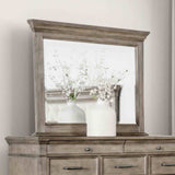 Philomath Aged Oak 5 Pc Queen Bedroom Set from Furniture of America - Luna Furniture