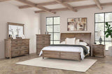 Merthyr Brown Mirror (Mirror Only) from Furniture of America - Luna Furniture