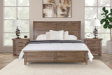Merthyr Brown King Bed from Furniture of America - Luna Furniture