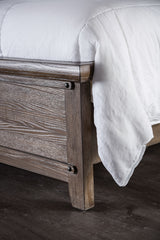 Merthyr Brown King Bed from Furniture of America - Luna Furniture