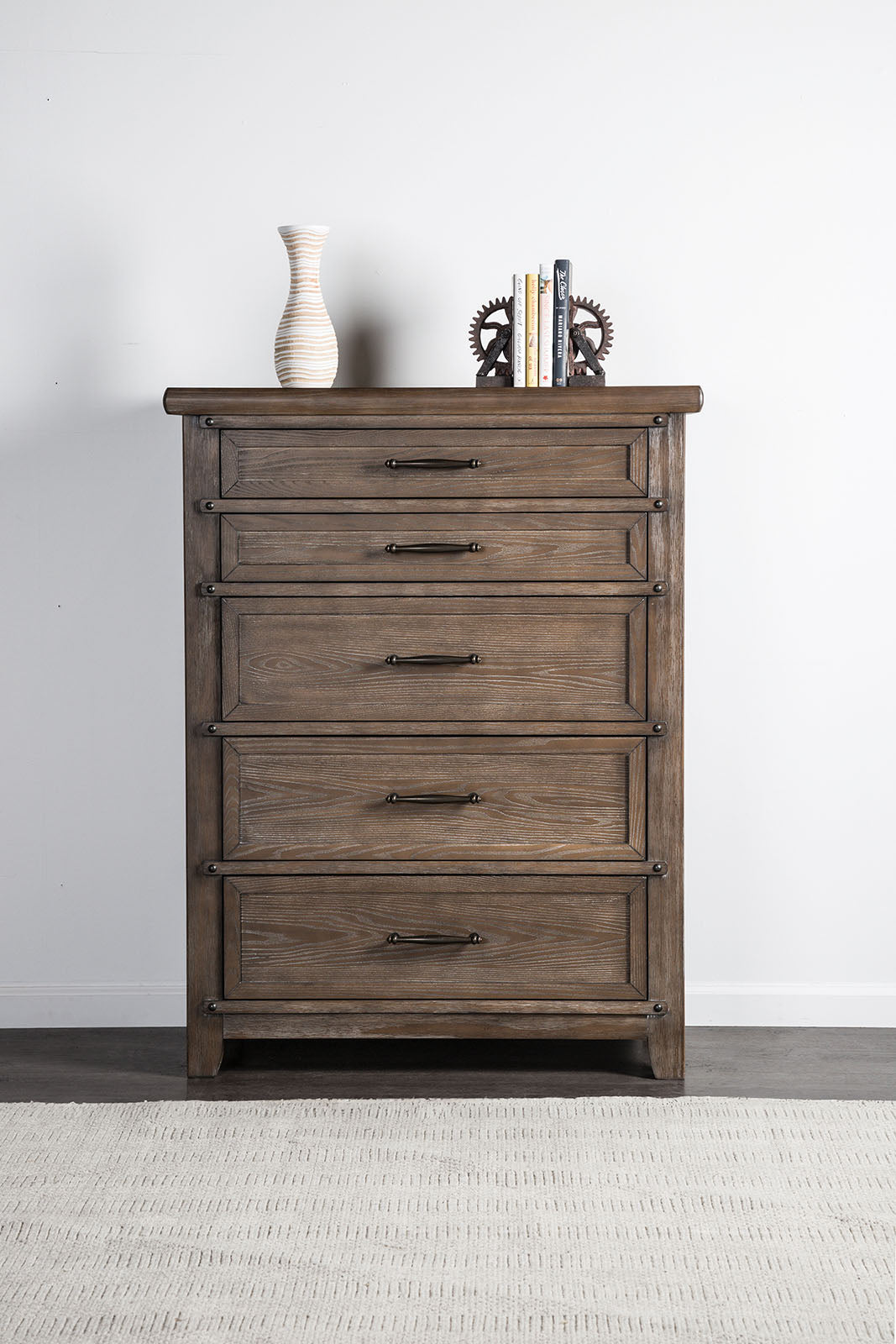 Merthyr Brown Chest from Furniture of America - Luna Furniture