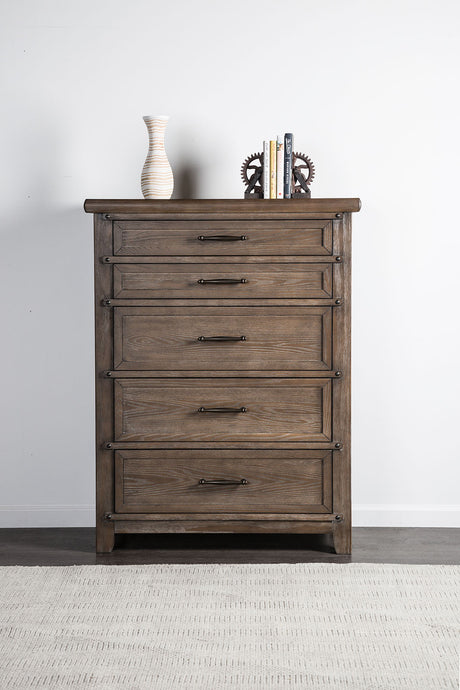 Merthyr Brown Chest from Furniture of America - Luna Furniture