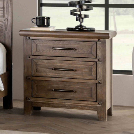 Merthyr Brown 5-Piece Queen Bedroom Set from Furniture of America - Luna Furniture