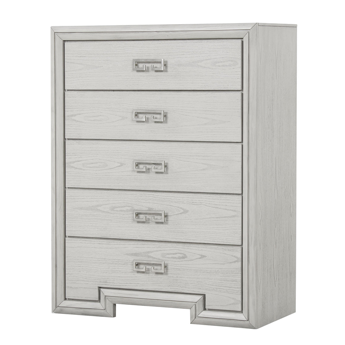 Basilone Rustic White 5 Pc Queen Bedroom Set from Furniture of America - Luna Furniture