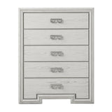 Basilone Rustic White 5 Pc Queen Bedroom Set from Furniture of America - Luna Furniture