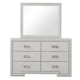 Basilone Rustic White 5 Pc Queen Bedroom Set from Furniture of America - Luna Furniture