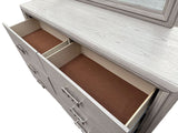 Basilone Rustic White Dresser from Furniture of America - Luna Furniture