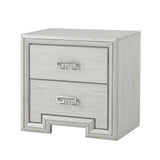 Basilone Rustic White 5 Pc Queen Bedroom Set from Furniture of America - Luna Furniture