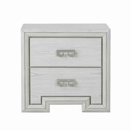 Basilone Rustic White Transitional Bedroom Set from Furniture of America - Luna Furniture