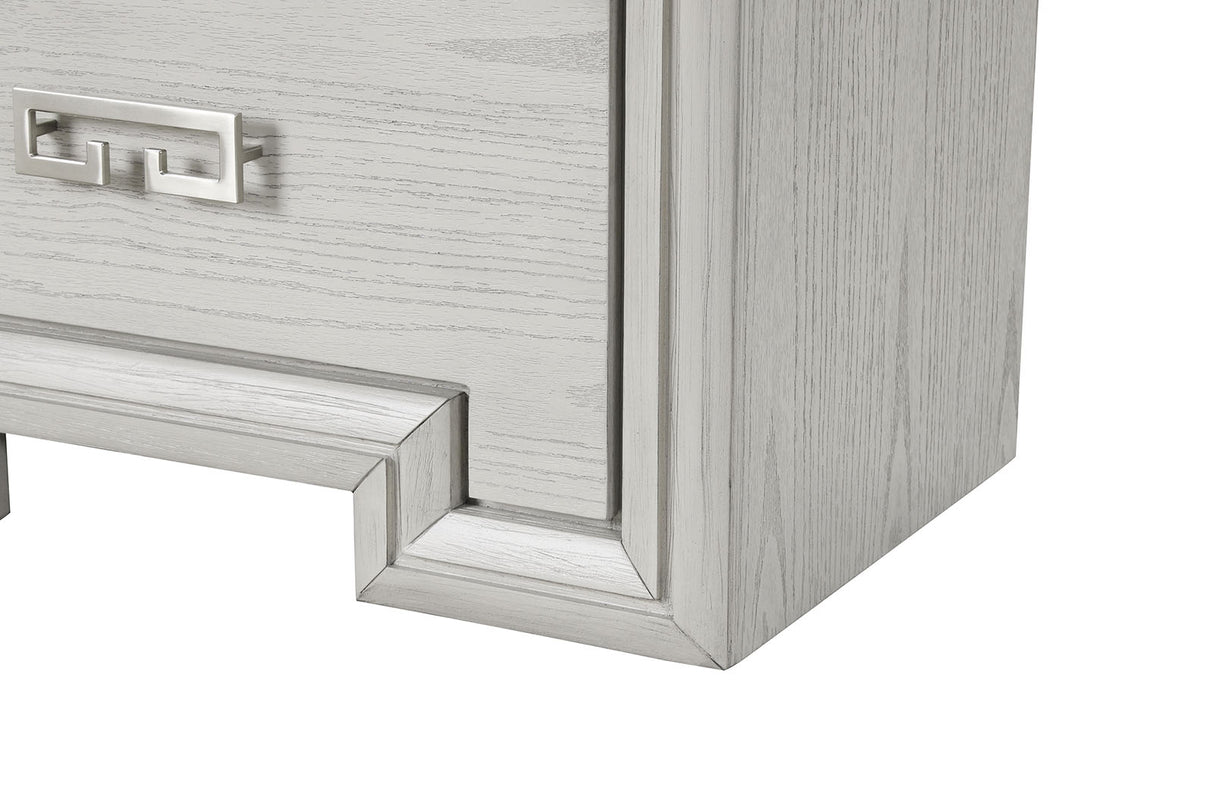 Basilone Rustic White Transitional Bedroom Set from Furniture of America - Luna Furniture