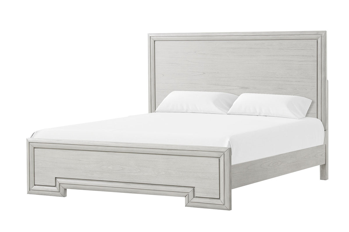 Basilone Rustic White 5 Pc Queen Bedroom Set from Furniture of America - Luna Furniture