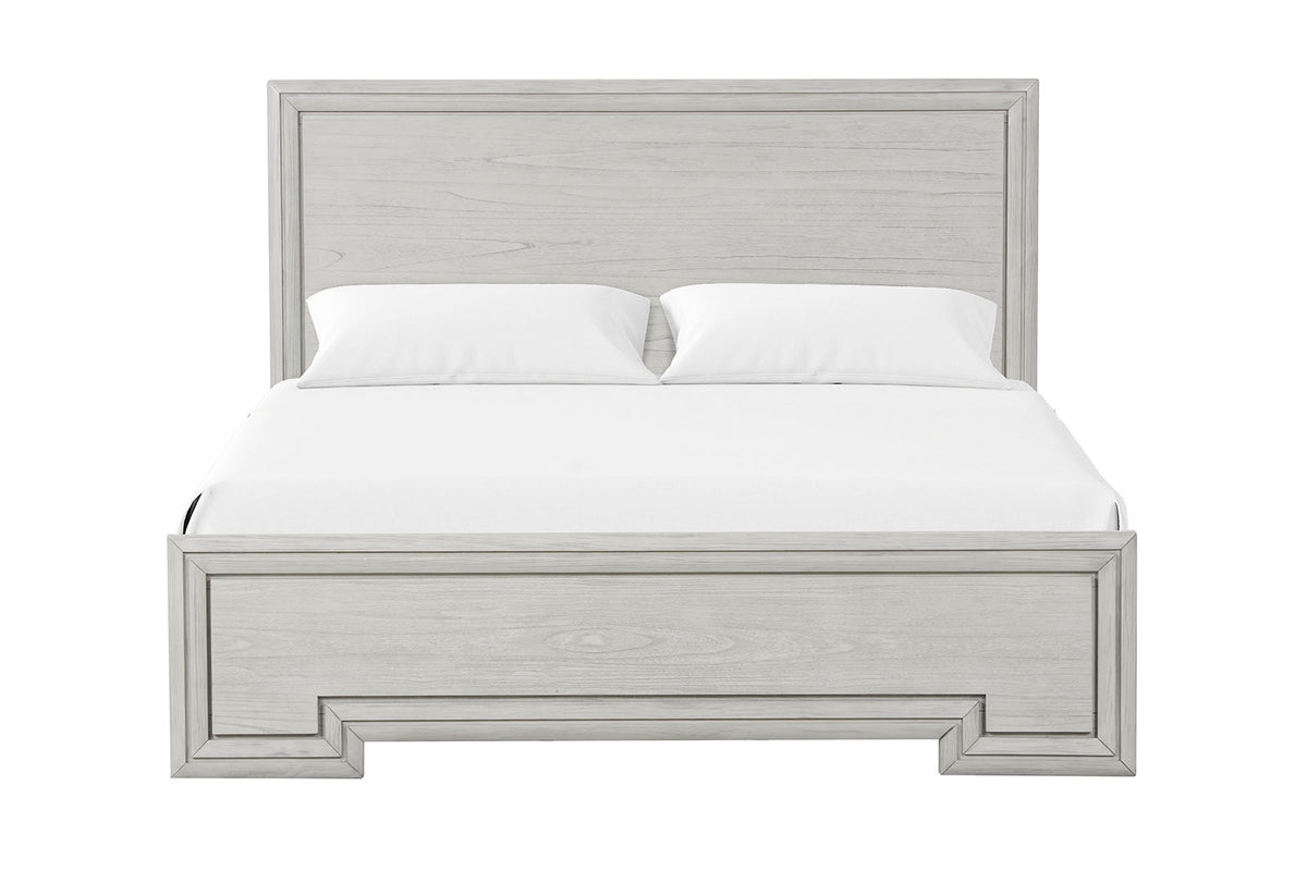 Basilone Rustic White 5 Pc Queen Bedroom Set from Furniture of America - Luna Furniture