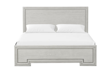 Basilone Rustic White 5-Piece Queen Bedroom Set from Furniture of America - Luna Furniture