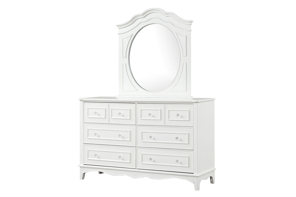 Naucalpan White Dresser from Furniture of America - Luna Furniture
