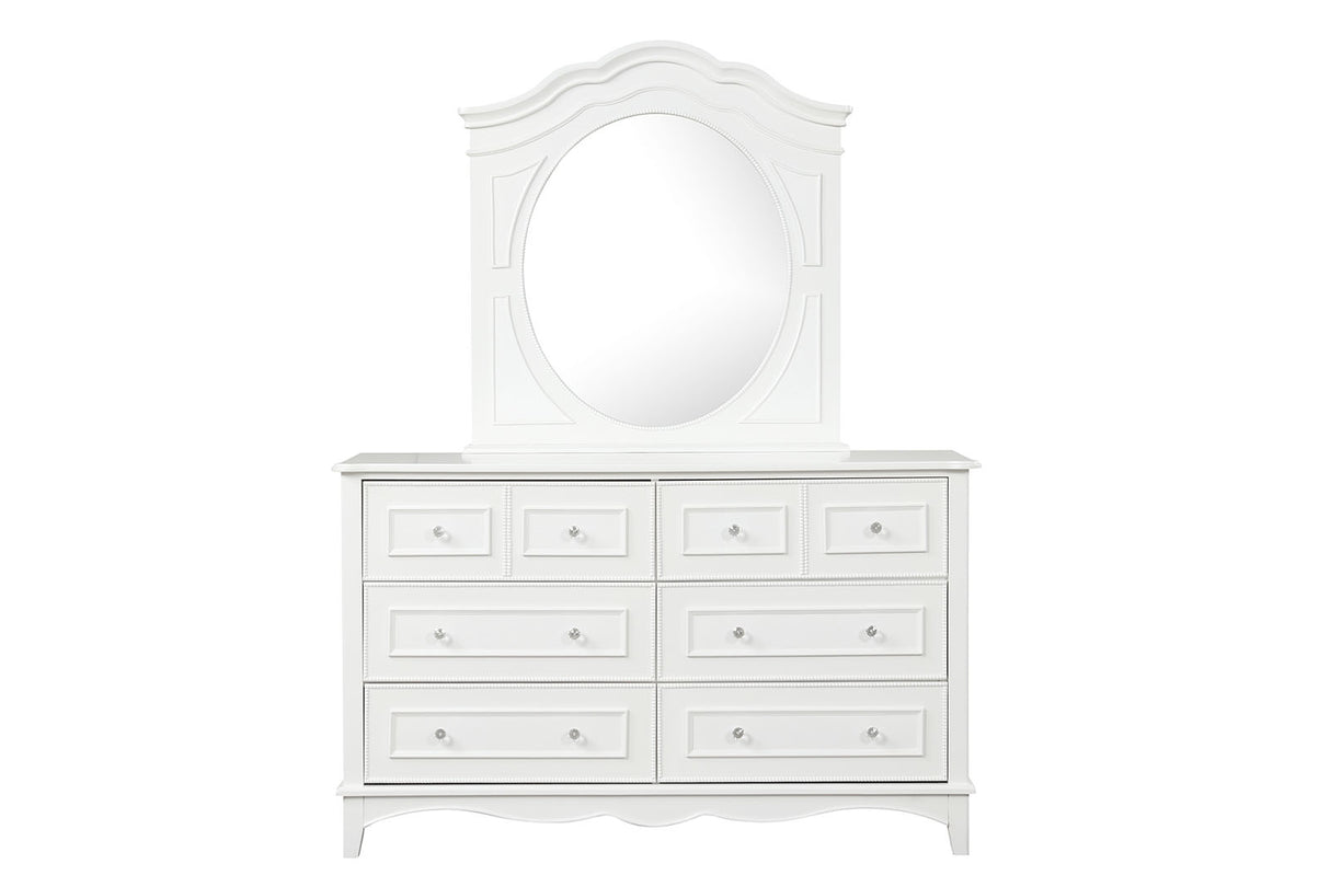 Naucalpan White Dresser from Furniture of America - Luna Furniture