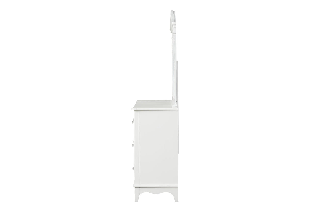 Naucalpan White Dresser from Furniture of America - Luna Furniture