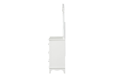 Naucalpan White Dresser from Furniture of America - Luna Furniture