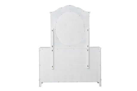 Naucalpan White Dresser from Furniture of America - Luna Furniture