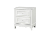 Naucalpan White Nightstand from Furniture of America - Luna Furniture