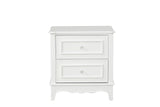 Naucalpan White Nightstand from Furniture of America - Luna Furniture