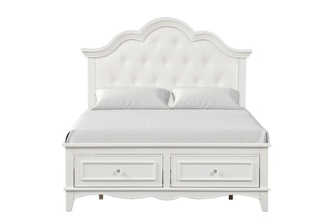 Naucalpan White Twin Bed from Furniture of America - Luna Furniture