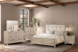 Midhurst Oak King Bed from Furniture of America - Luna Furniture