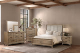 Midhurst Oak Mirror (Mirror Only) from Furniture of America - Luna Furniture