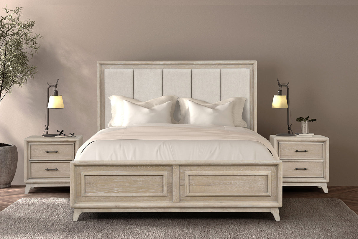 Midhurst Oak King Bed from Furniture of America - Luna Furniture