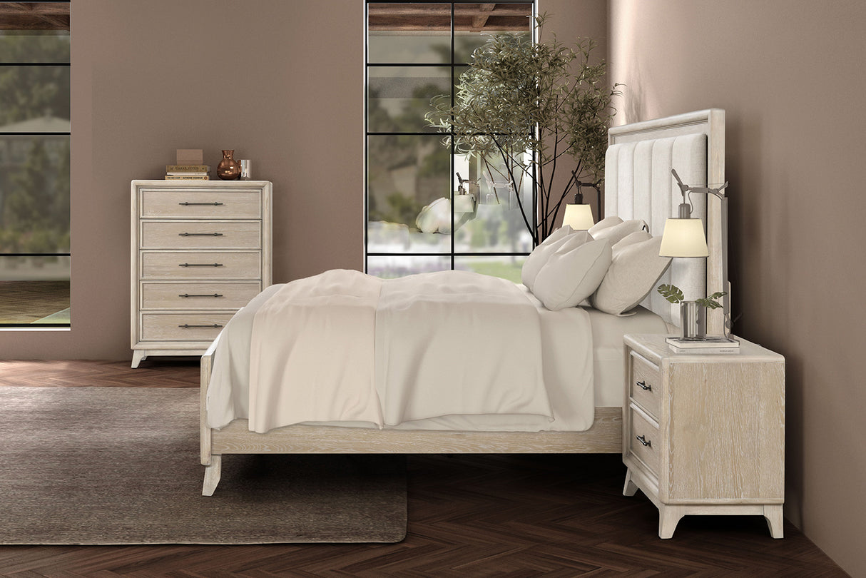 Midhurst Oak King Bed from Furniture of America - Luna Furniture
