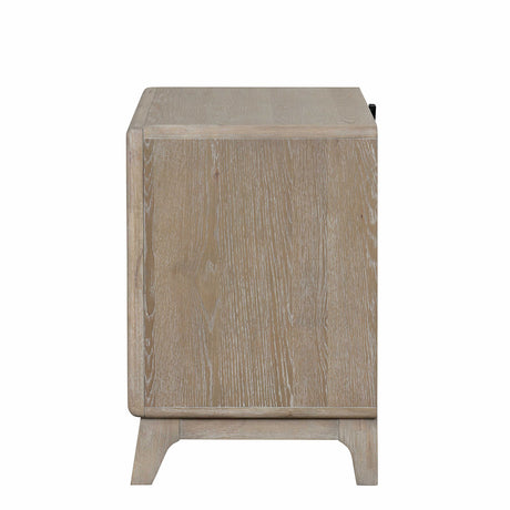 Midhurst Oak Nightstand from Furniture of America - Luna Furniture