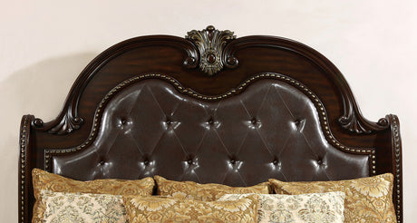 Fromberg Brown Cherry Traditional Bedroom Set from Furniture of America - Luna Furniture