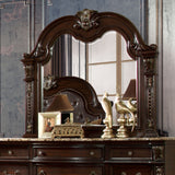 Fromberg Brown Cherry Mirror (Mirror Only) from Furniture of America - Luna Furniture