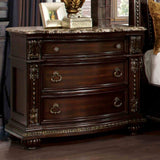 Fromberg Brown Cherry 5 Pc Queen Bedroom Set from Furniture of America - Luna Furniture