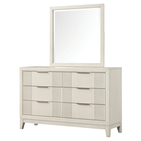 Isadore Antique White Dresser from Furniture of America - Luna Furniture