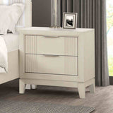 Isadore Antique White Transitional Bedroom Set from Furniture of America - Luna Furniture