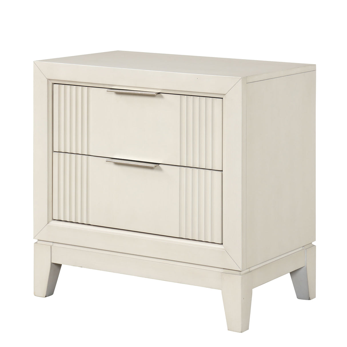 Isadore Antique White Transitional Bedroom Set from Furniture of America - Luna Furniture