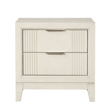 Isadore Antique White Transitional Bedroom Set from Furniture of America - Luna Furniture