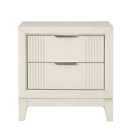 Isadore Antique White Transitional Bedroom Set from Furniture of America - Luna Furniture
