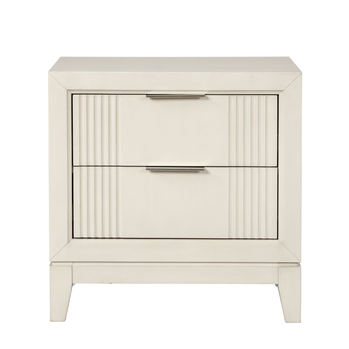 Isadore Antique White 5 Pc Queen Bedroom Set from Furniture of America - Luna Furniture