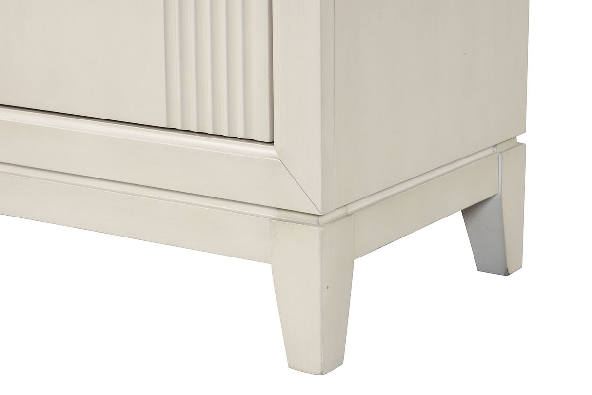 Isadore Antique White Transitional Bedroom Set from Furniture of America - Luna Furniture