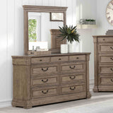 Sheringham Weathered Gray 5 Pc Queen Bedroom Set from Furniture of America - Luna Furniture