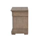 Sheringham Weathered Gray Transitional Bedroom Set from Furniture of America - Luna Furniture