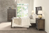 Huddersfield Dark Walnut Queen Panel Bed from Furniture of America - Luna Furniture