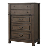 Huddersfield Dark Walnut Chest from Furniture of America - Luna Furniture