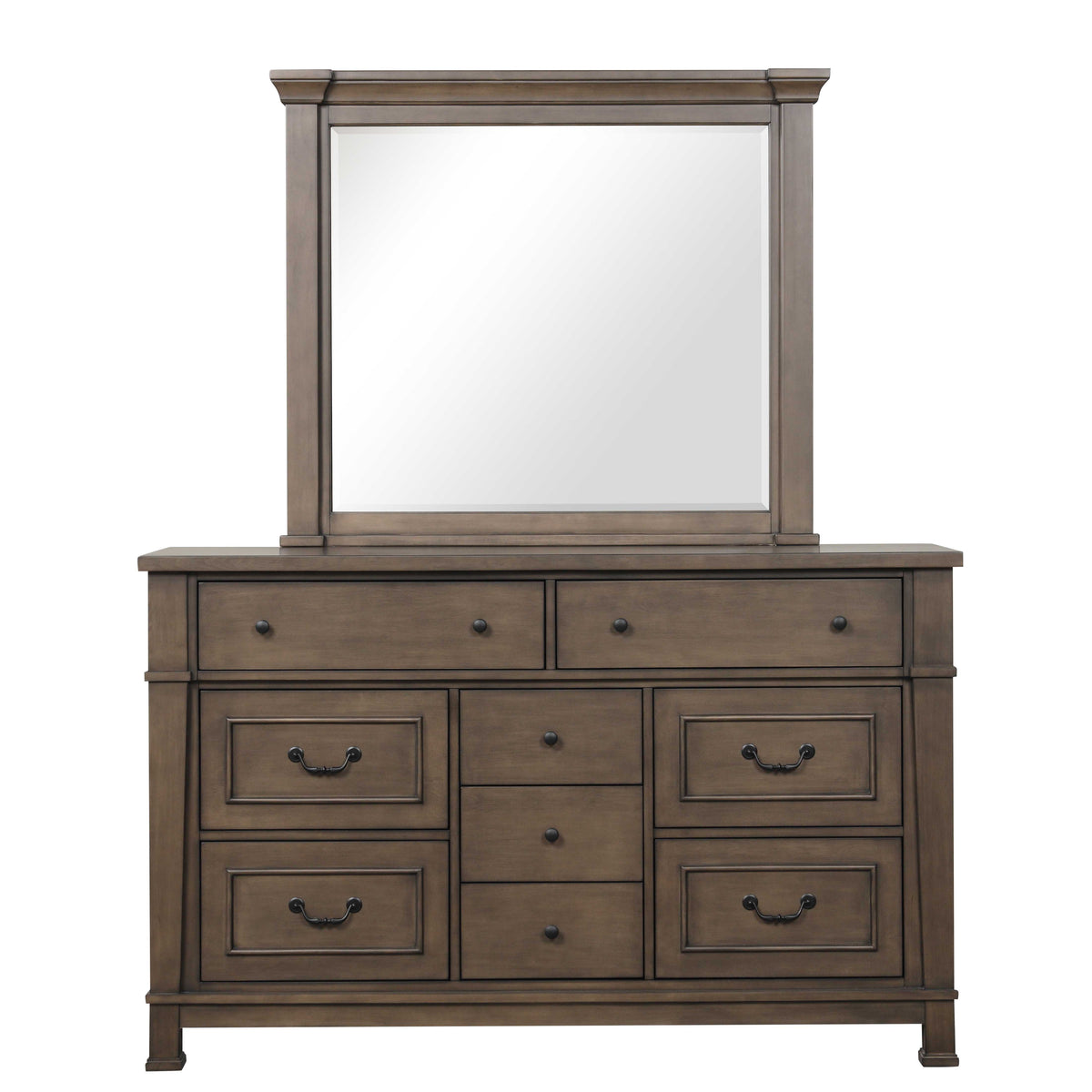 Huddersfield Dark Walnut 5 Pc Queen Bedroom Set from Furniture of America - Luna Furniture