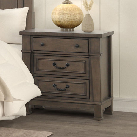 Huddersfield Dark Walnut Transitional Bedroom Set from Furniture of America - Luna Furniture